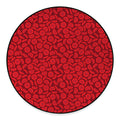 Red Blood Cells Pattern Print Round Floor Mat