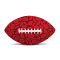 Red Blood Cells Pattern Print Rugby Ball
