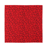 Red Blood Cells Pattern Print Silk Bandana