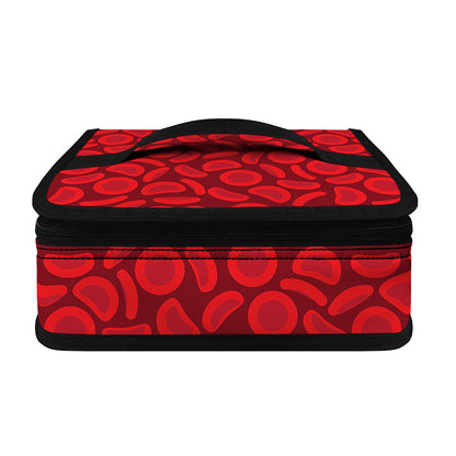 Red Blood Cells Pattern Print Small Lunch Bag