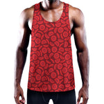Red Blood Cells Pattern Print Training Tank Top