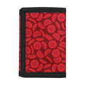 Red Blood Cells Pattern Print Trifold Wallet