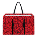 Red Blood Cells Pattern Print Utility Tote Bag