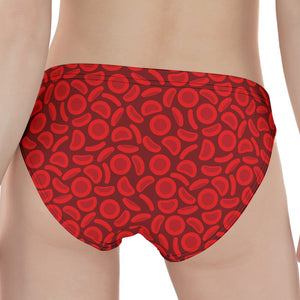 Red Blood Cells Pattern Print Women's Panties