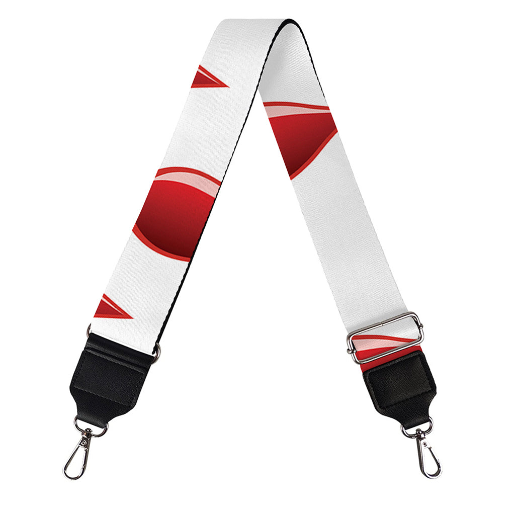 Red Blood Drop Pattern Print Bag Strap