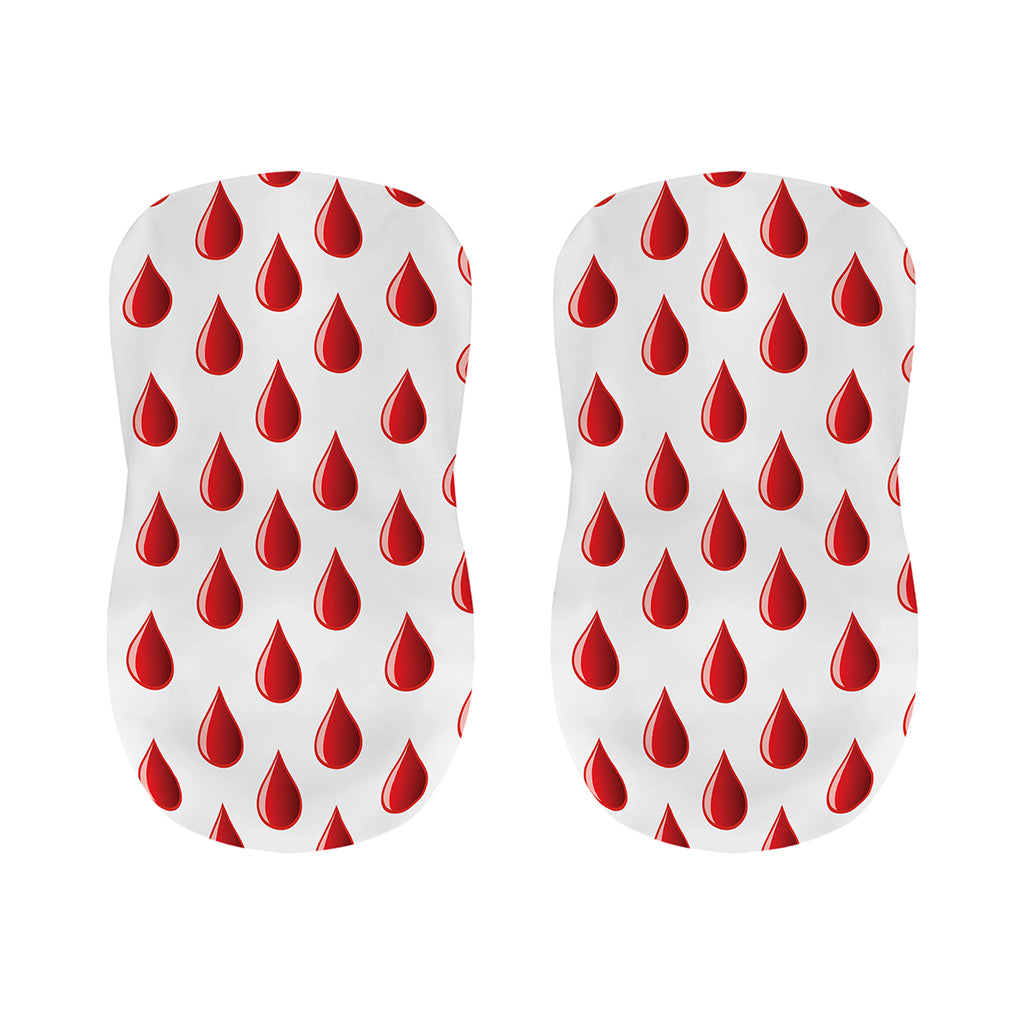 Red Blood Drop Pattern Print Bar Stool Covers