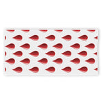 Red Blood Drop Pattern Print Beach Towel