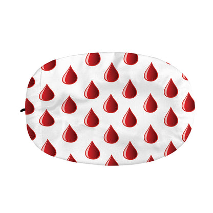 Red Blood Drop Pattern Print Car Side Mirror Covers