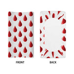 Red Blood Drop Pattern Print Changing Pad Cover
