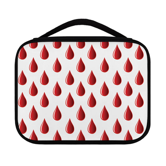 Red Blood Drop Pattern Print Classic Bible Case