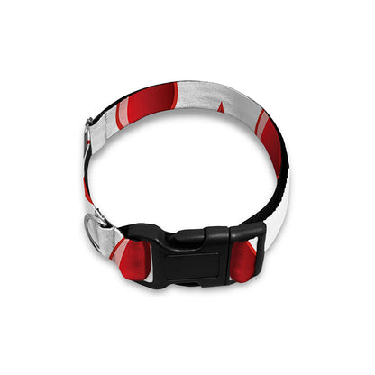 Red Blood Drop Pattern Print Dog Collar