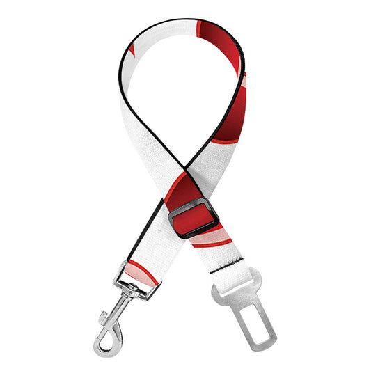 Red Blood Drop Pattern Print Dog Seat Belt