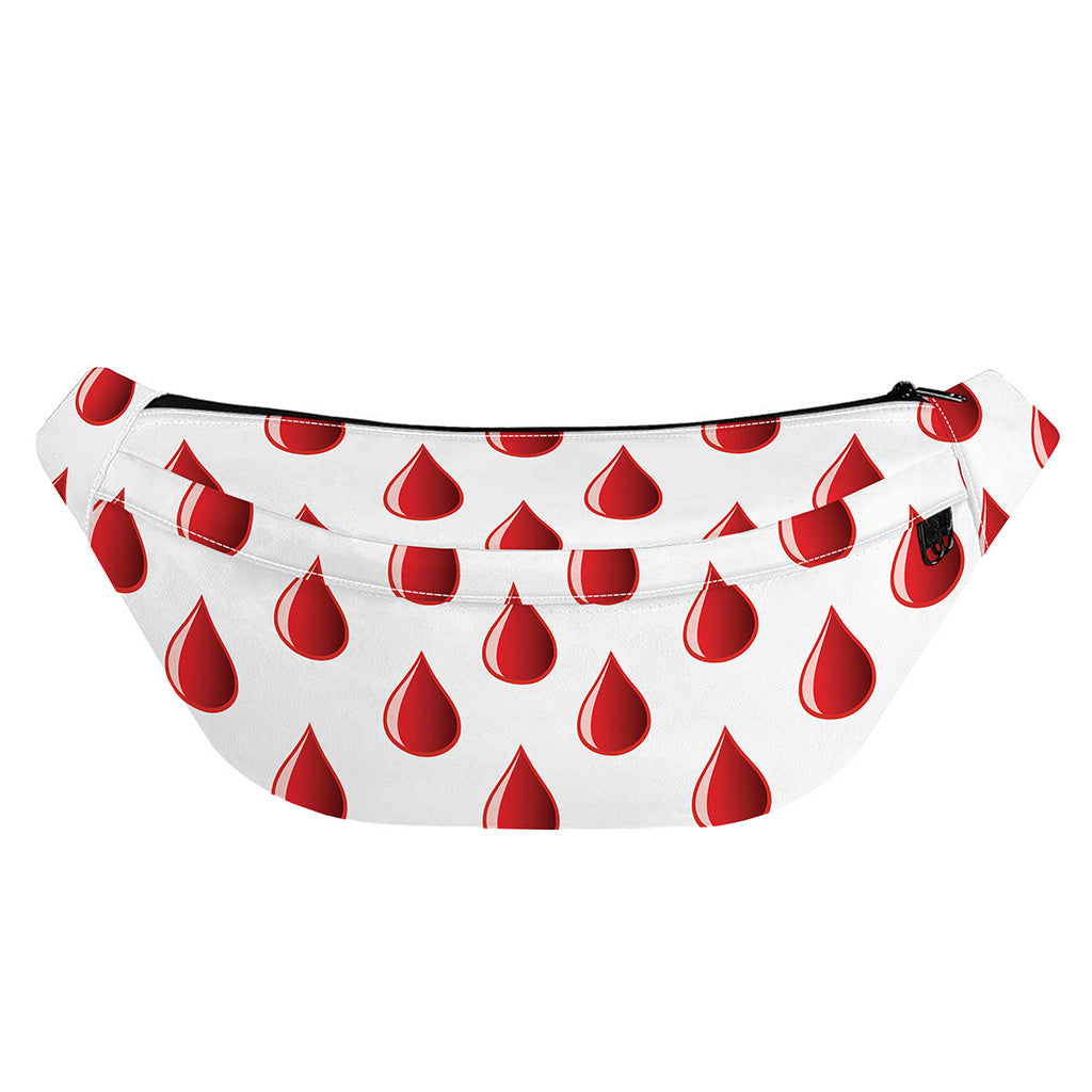 Red Blood Drop Pattern Print Fanny Pack