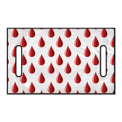 Red Blood Drop Pattern Print Golf Cart Seat Cover