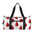 Red Blood Drop Pattern Print Gym Bag