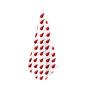 Red Blood Drop Pattern Print Hand Towel
