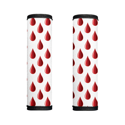 Red Blood Drop Pattern Print Handle Covers