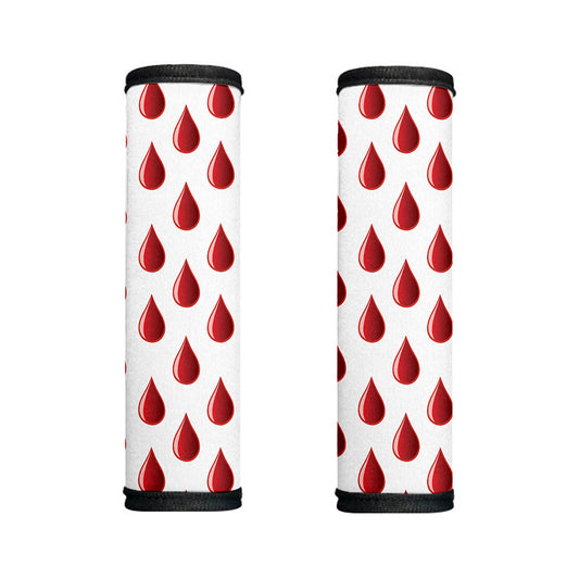 Red Blood Drop Pattern Print Handle Covers