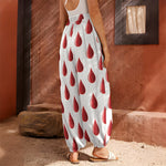 Red Blood Drop Pattern Print Harem Pants