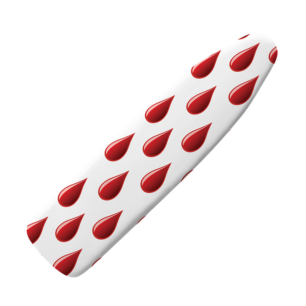 Red Blood Drop Pattern Print Ironing Board Cover