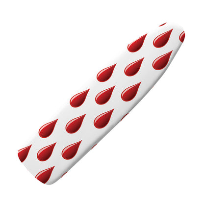 Red Blood Drop Pattern Print Ironing Board Cover