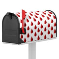 Red Blood Drop Pattern Print Mailbox Cover