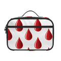 Red Blood Drop Pattern Print Portable Lunch Bag