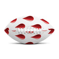 Red Blood Drop Pattern Print Rugby Ball