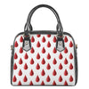 Red Blood Drop Pattern Print Shoulder Handbag