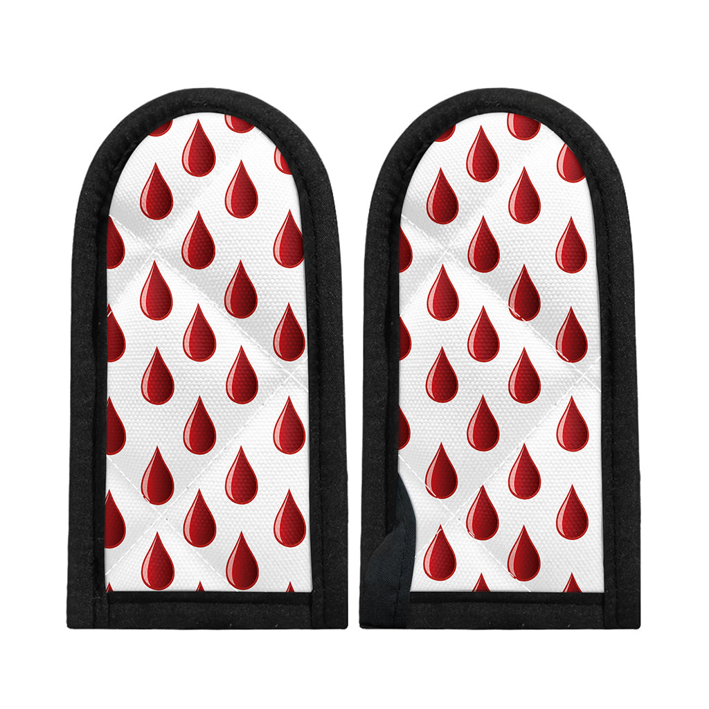Red Blood Drop Pattern Print Skillet Handle Cover