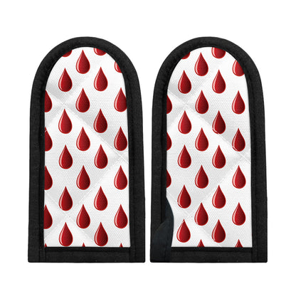 Red Blood Drop Pattern Print Skillet Handle Cover