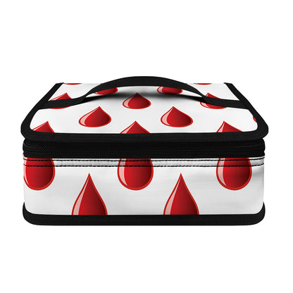 Red Blood Drop Pattern Print Small Lunch Bag