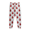 Red Blood Drop Pattern Print Sweatpants