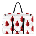 Red Blood Drop Pattern Print Utility Tote Bag