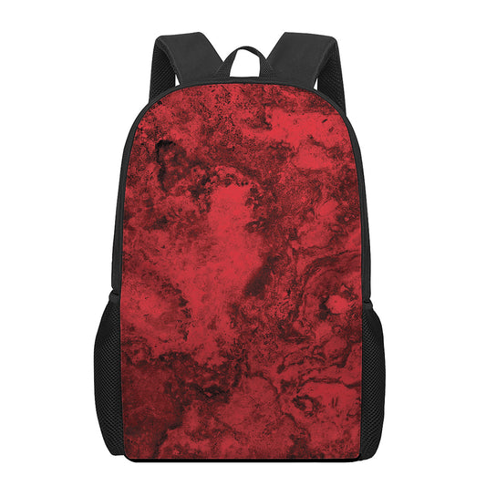 Red Blood Print 17 Inch Backpack