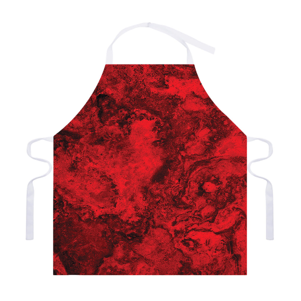 Red Blood Print Adjustable Apron