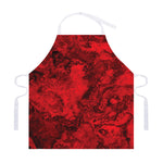 Red Blood Print Adjustable Apron