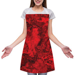 Red Blood Print Adjustable Apron