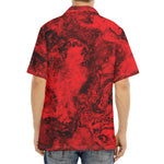 Red Blood Print Aloha Shirt