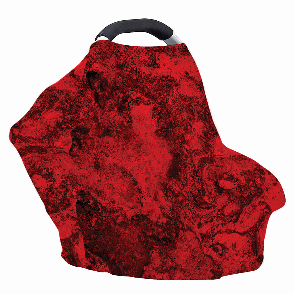 Red Blood Print Baby Seat Cover