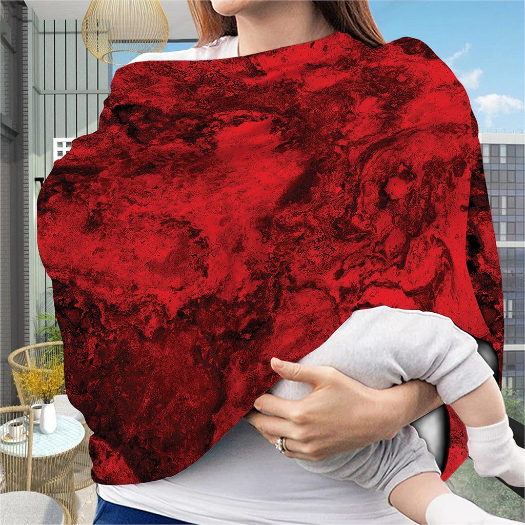 Red Blood Print Baby Seat Cover