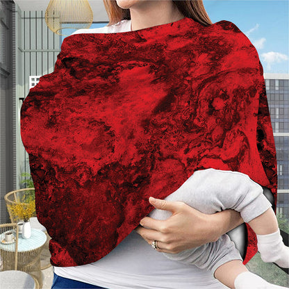 Red Blood Print Baby Seat Cover