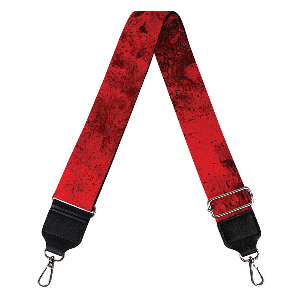 Red Blood Print Bag Strap