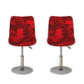 Red Blood Print Bar Stool Covers
