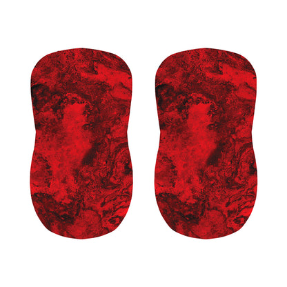 Red Blood Print Bar Stool Covers