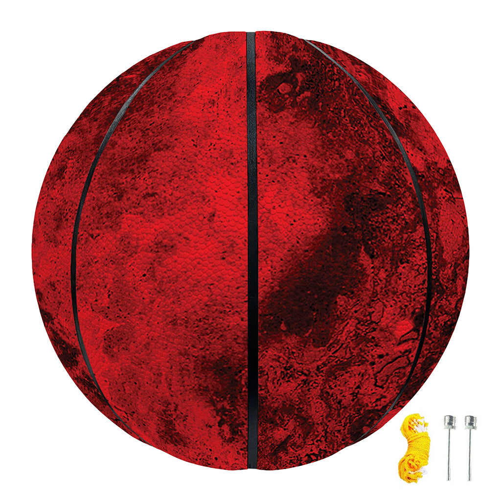 Red Blood Print Basketball
