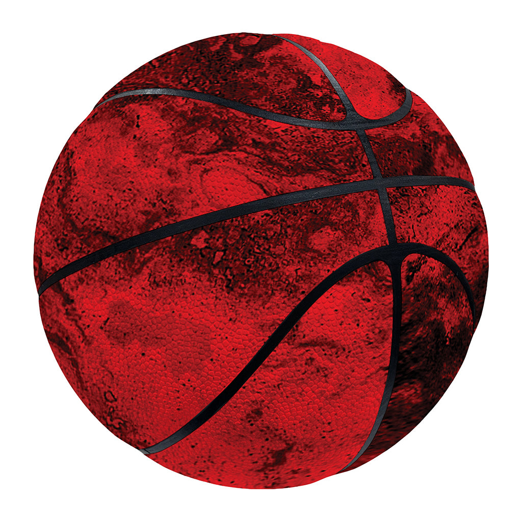 Red Blood Print Basketball