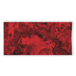 Red Blood Print Beach Towel