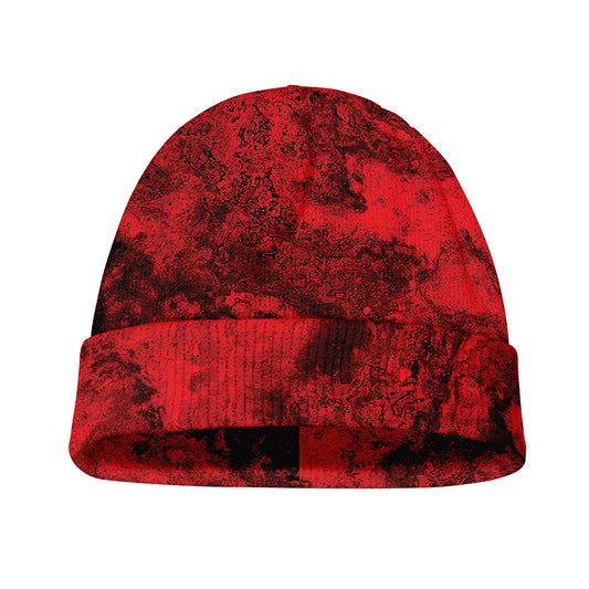 Red Blood Print Beanie