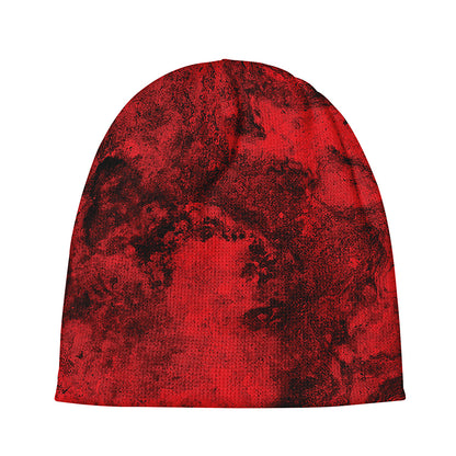 Red Blood Print Beanie
